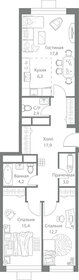 Квартира 80,2 м², 3-комнатная - изображение 1