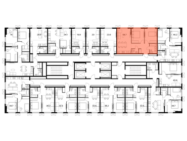 70 м², 2-комнатная квартира 11 700 000 ₽ - изображение 91