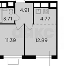 Квартира 37,6 м², 2-комнатная - изображение 2