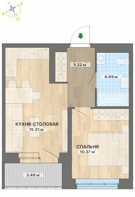 28 м², 1-комнатная квартира 4 250 000 ₽ - изображение 16