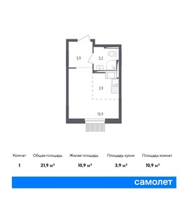 21,9 м², квартира-студия 5 861 862 ₽ - изображение 28