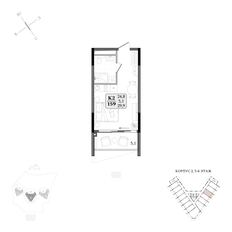 Квартира 29,9 м², студия - изображение 2