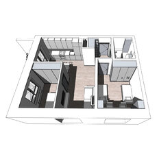 Квартира 56 м², 2-комнатная - изображение 2