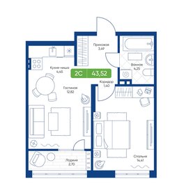 39,2 м², 2-комнатная квартира 8 120 000 ₽ - изображение 30