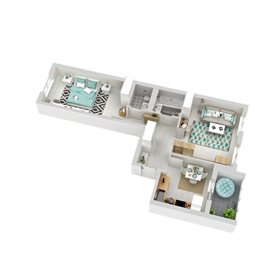 52,1 м², 2-комнатная квартира 3 500 000 ₽ - изображение 65