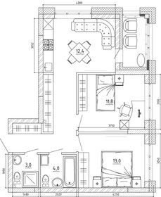 47 м², 3-комнатная квартира 6 600 000 ₽ - изображение 102