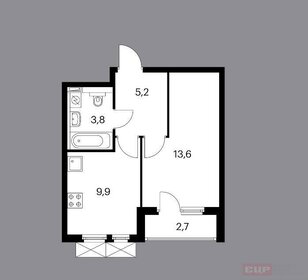 Квартира 36 м², 1-комнатная - изображение 1