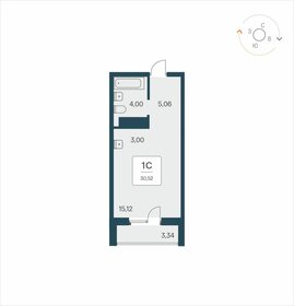 28 м², квартира-студия 4 750 000 ₽ - изображение 59