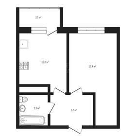 Квартира 35,4 м², 1-комнатная - изображение 1