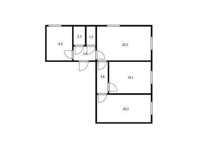 57 м², 3-комнатная квартира 5 460 000 ₽ - изображение 63