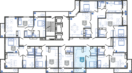 36,6 м², 1-комнатная квартира 7 365 750 ₽ - изображение 35