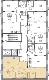 60,7 м², 2-комнатная квартира 18 594 704 ₽ - изображение 36
