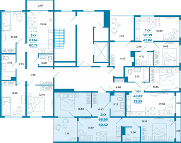 83,4 м², 3-комнатная квартира 8 510 000 ₽ - изображение 22