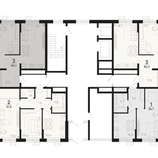 Квартира 84,1 м², 3-комнатная - изображение 2