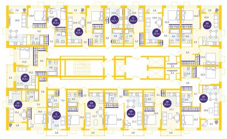 52,3 м², 2-комнатная квартира 8 240 000 ₽ - изображение 18