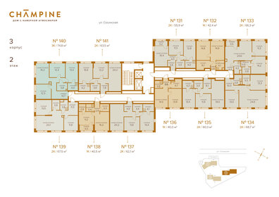 32,7 м², 1-комнатная квартира 11 900 000 ₽ - изображение 127