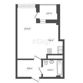 Квартира 33,5 м², 1-комнатная - изображение 1