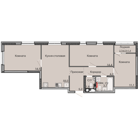 82 м², 3-комнатная квартира 9 000 000 ₽ - изображение 28
