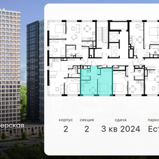 Квартира 31,6 м², 1-комнатная - изображение 2