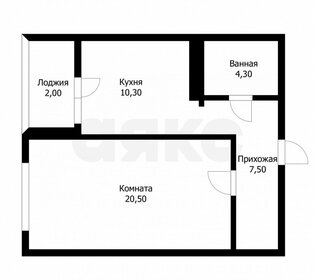 Квартира 42,6 м², 1-комнатная - изображение 1