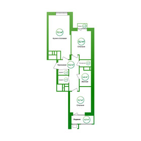 Квартира 65 м², 2-комнатная - изображение 1