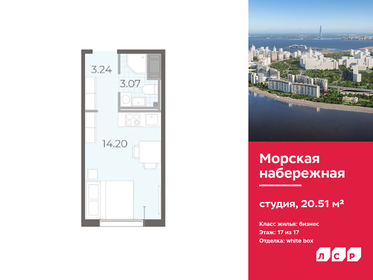 20,5 м², квартира-студия 7 008 267 ₽ - изображение 25