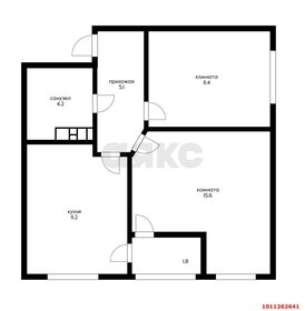 Квартира 47,5 м², 2-комнатная - изображение 1