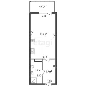 47,5 м², 1-комнатная квартира 5 700 000 ₽ - изображение 51