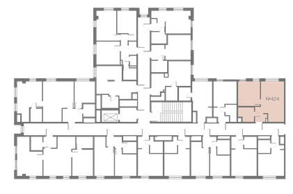 Квартира 38,6 м², 1-комнатные - изображение 2