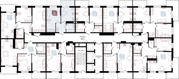 36,5 м², 1-комнатная квартира 6 387 500 ₽ - изображение 4