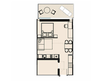 47,2 м², 1-комнатные апартаменты 66 080 000 ₽ - изображение 29