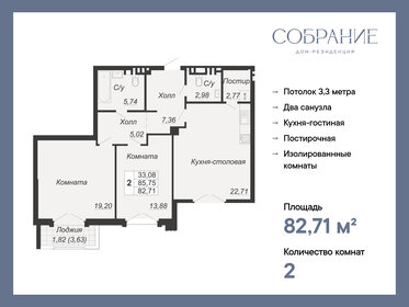 91,6 м², 3-комнатная квартира 20 437 134 ₽ - изображение 8