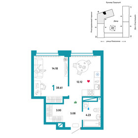 37,6 м², 1-комнатная квартира 5 950 000 ₽ - изображение 6