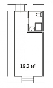 Квартира 19,2 м², студия - изображение 1