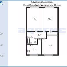 Квартира 59,3 м², 3-комнатная - изображение 2