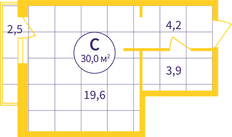 52 м², апартаменты-студия 4 950 000 ₽ - изображение 64