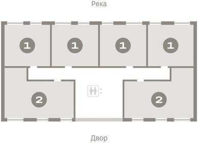 61 м², 2-комнатная квартира 7 600 000 ₽ - изображение 87