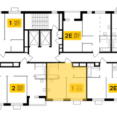 Квартира 35,8 м², 1-комнатная - изображение 2