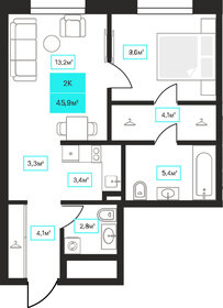 45,6 м², 2-комнатная квартира 6 420 000 ₽ - изображение 10