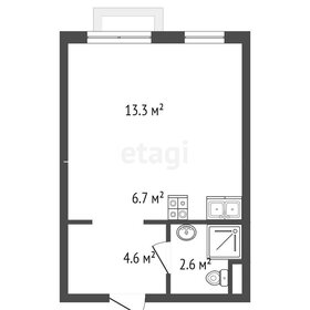 Квартира 27,2 м², студия - изображение 3