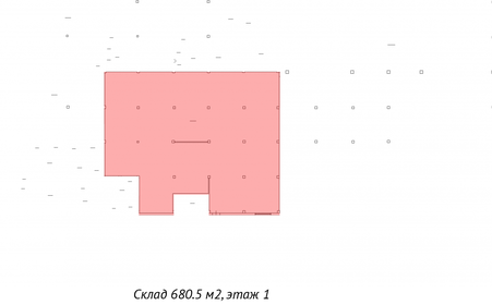 680,5 м², склад - изображение 4