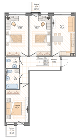 168,9 м², 5-комнатная квартира 28 000 000 ₽ - изображение 83