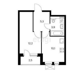 33 м², 1-комнатная квартира 5 200 000 ₽ - изображение 31