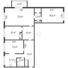 Квартира 72,2 м², 4-комнатная - изображение 5