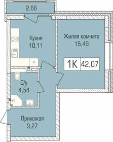 42,4 м², 2-комнатная квартира 4 200 000 ₽ - изображение 34