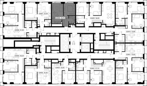 34,1 м², 1-комнатная квартира 15 069 336 ₽ - изображение 53