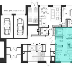 Квартира 65,2 м², 1-комнатные - изображение 2