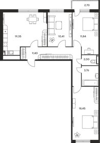 Квартира 80,7 м², 3-комнатная - изображение 1