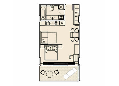 54,7 м², 1-комнатные апартаменты 84 785 000 ₽ - изображение 30