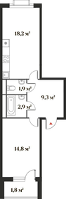 48,3 м², 1-комнатная квартира 12 834 877 ₽ - изображение 34